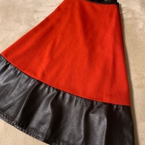 Woman’s Urban outfitters red skirt